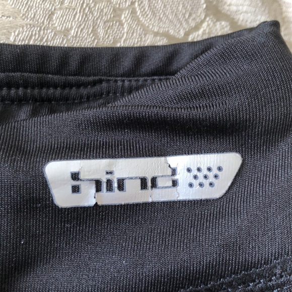 HIND GIRLS L (14/16) YOGA LOUNGING CROPPED CAPRIS PANTS BLACK/PINK/GREY - #409 - Picture 4 of 7